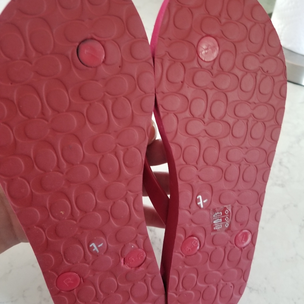 Coach Flip Flops - Picture 5 of 5